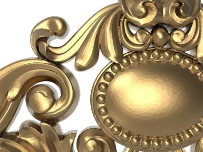  decorative pattern ready for 3D printing 3D model 207
