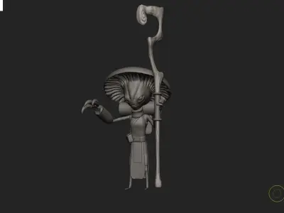 Mushroom man 3D model