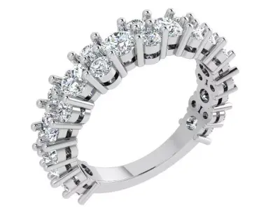 Round Diamond Basket Setting Ring 3428 3D print model