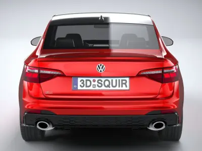 Volkswagen Jetta GLI 2022 3D model