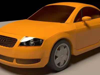 Audi TT 3D model by secmos
