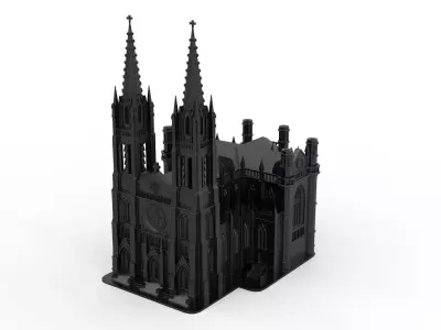 Cathedral Basilica of the Immaculate Conception - Denver 3D print model