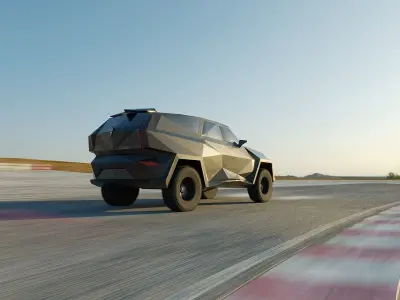 Karlmann King SUV Low-poly 3D model