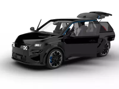 Alpine A290 GTS 2025 HQ 3d model 3D model