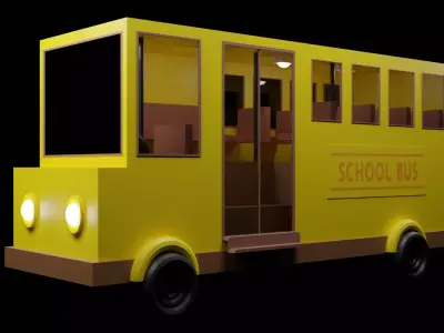 School Bus  3D model
