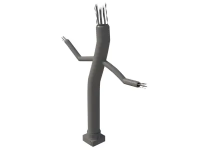 Inflatable Sky Dancer 3D model 3D model
