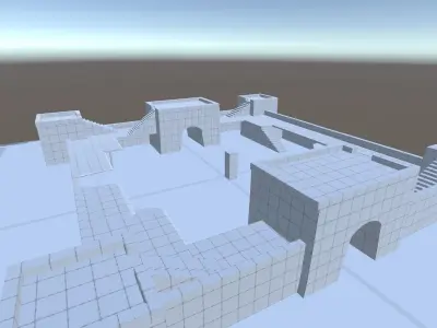 Prototype Environmnet Free low-poly 3D model