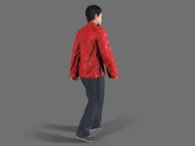 man Character Low-poly 3D model