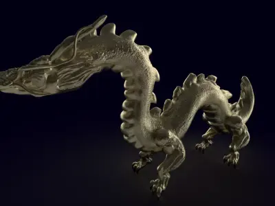 Traditional Dragon 3D model