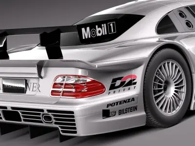 Mercedes-Benz CLK GTR 3D model