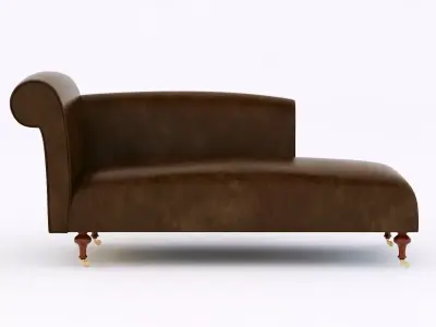 casablanca leather sofa 3D model