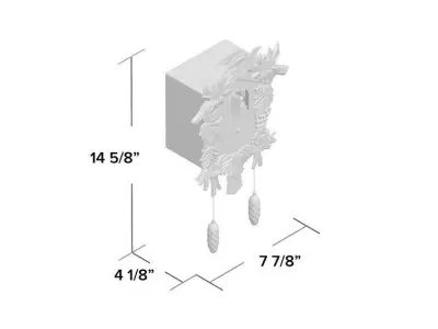 Pinkerton Wall Clock 3D model