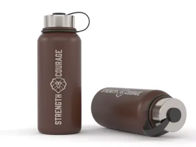 Water Bottle 3D model 14