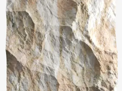 69-RockPanel sandstone rock texture 3D model