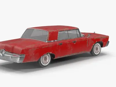 Chrysler Imperial rusty 3D model