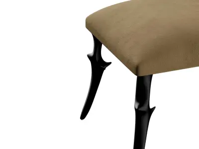 Swiss Large Ottoman 3D model