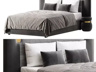 Allure Headboard 3D model