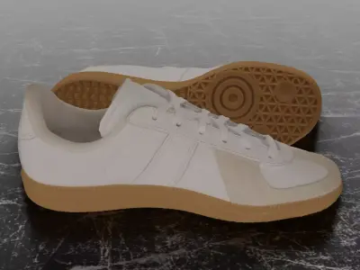 ADIDAS BW ARMY 3D SHOES Low-poly 3D model
