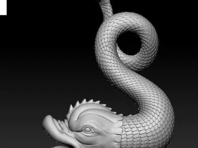 fish 3d Model 3D print model