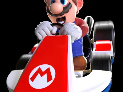 Mario Kart 3D model