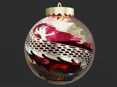 Toys for the New Year Low-poly 3D model
