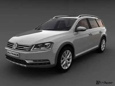 Volkswagen Passat Alltrack 2013 3D model