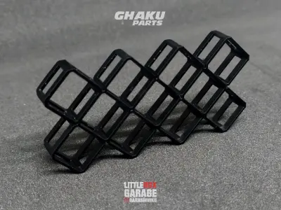 wheels rim rack display stand 11 box cross for diecast 64 scale 3D print model