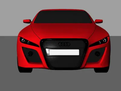 Audi-A6 car 3D model