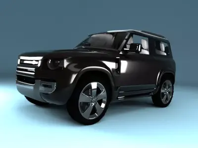  Defender  Low-poly 3D model