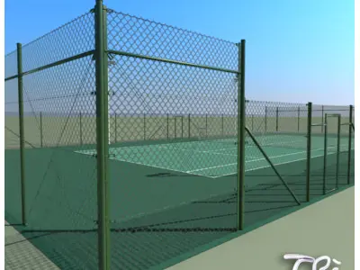 TENNIS COURT 3D model