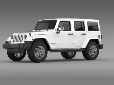 Jeep Wrangler Unlimited Indian Summer 2014 3D model