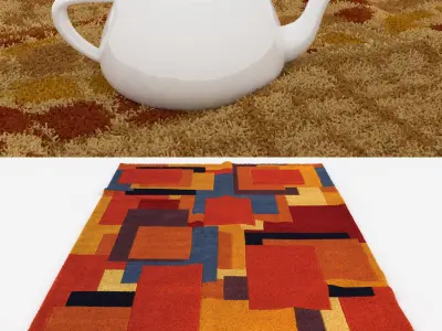 Rugs No 1019 Low-poly 3D model