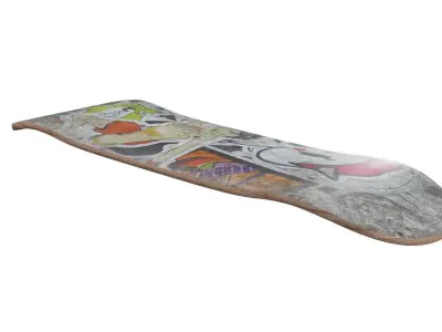 Skateboard Skating board 3D model