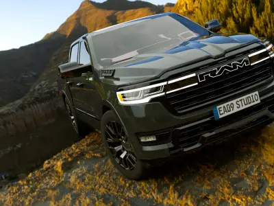 2025 Ram 1500 Ramcharger 3D model