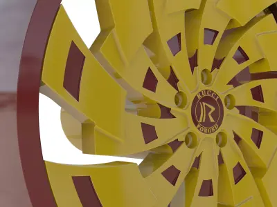 RUCCI FORGED fam WHEEL 3D PRINT MODEL  3D print model