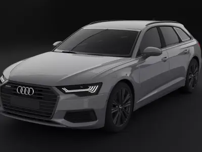 Audi A6 C8 Avant 3D model