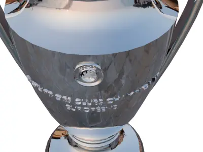 UEFA Champions League trophy 3D model