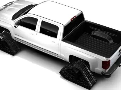Chevrolet Silverado LTZ Z71 Crawler 2017 3D model