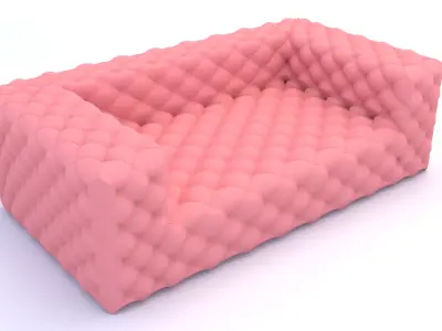 luxury sofa for design 3D model