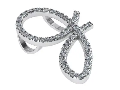 J Letter Diamond Pendant 0767 3D print model
