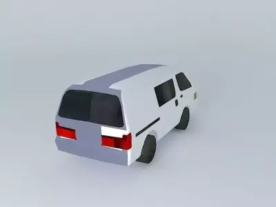 Toyota Hiace at Tokyo, Japan Free 3D model