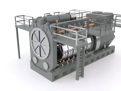 SGM system 3D model