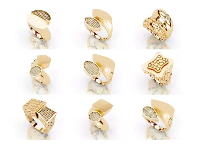 Turkey Ring 3DM Jewelry CAD Files for Designers Manufacturers 3D print model