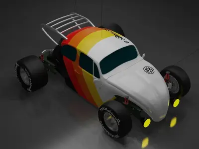 Volkswagen beetle concept 3D model