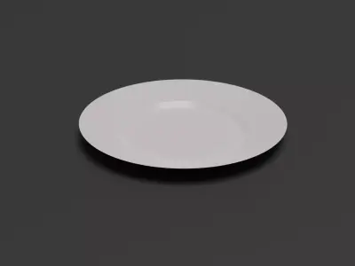 Plate White 3D model