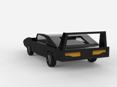 Dodge Low-poly 3D model