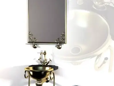 bathroom  Low-poly 3D model purchase