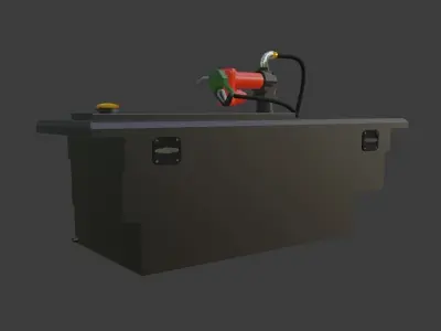 Transfer Tank Low-poly 3D model