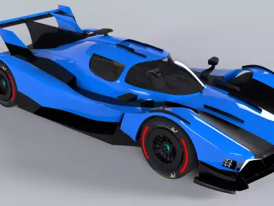 Hypercar Concept 001 LMH 3D model