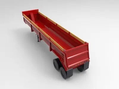 Trailer Lufkin 2000 Low-poly 3D model